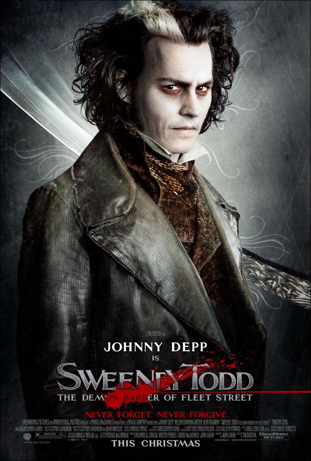 sweeny todd movie poster