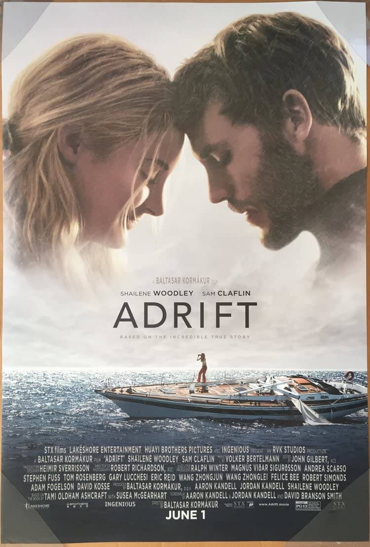 adrift movie poster