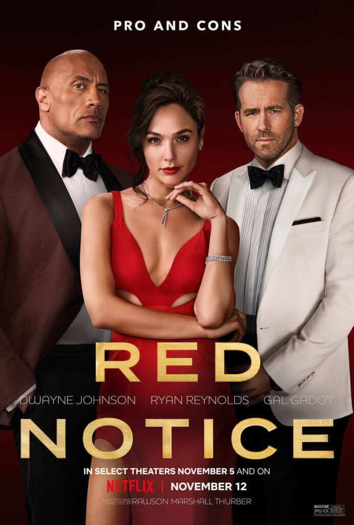 red notice movie poster